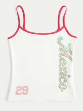 NWT Hollister Callie Reversible Mexico Graphic Cami